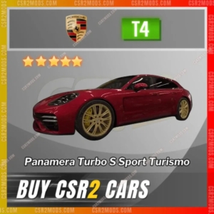 Csr2 Porsche Panamera Turbo S Sport Turismo Gold Stars Car | Csr2 Mods