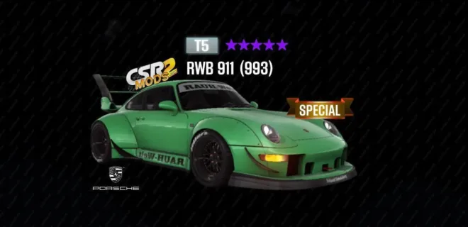 ? CSR2  Porsche RWB 911 (993) car mod preview