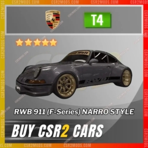 CSR2 Porsche RWB 911 F Series Narro Style Gold Stars Car | CSR2 MODS
