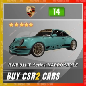 Csr2 Porsche Rwb 911 F Series Narro Style Gold Stars Car | Csr2 Mods