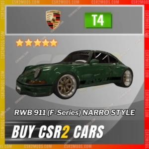 Csr2 Porsche Rwb 911 F Series Narro Style Gold Stars Car | Csr2 Mods