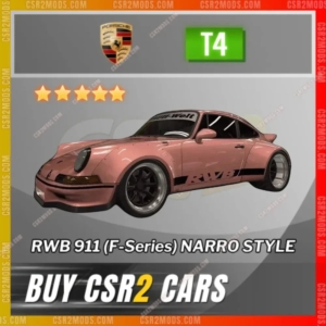 Csr2 Porsche Rwb 911 F Series Narro Style Gold Stars Car | Csr2 Mods