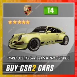 Csr2 Porsche Rwb 911 F Series Narro Style Gold Stars Car | Csr2 Mods