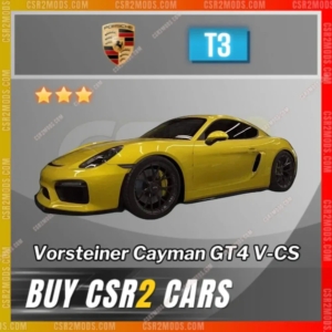 Csr2 Porsche Cayman Gt4 Gold Stars Car | Csr2 Mods