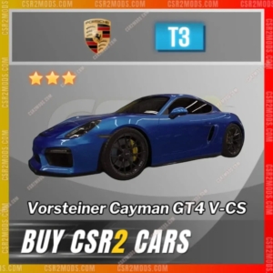 Csr2 Porsche Cayman Gt4 Gold Stars Car | Csr2 Mods