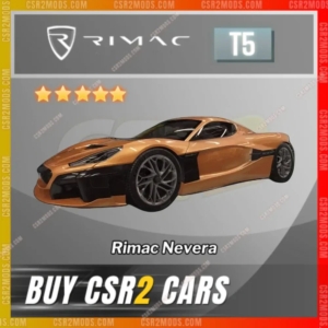 Csr2 Rimac Nevera Gold Stars Car | Csr2 Mods