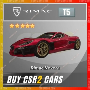 Csr2 Rimac Nevera Gold Stars Car | Csr2 Mods