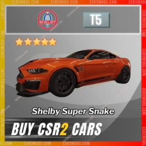 Csr2 Shelby Super Snake Gold Stars Car | Csr2 Mods