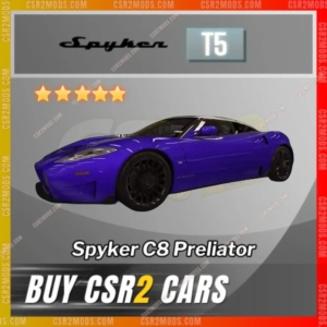 Csr2 Spyker C8 Preliator Gold Stars Car | Csr2 Mods