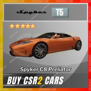 Csr2 Spyker C8 Preliator Gold Stars Car | Csr2 Mods