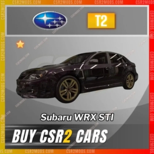 CSR2 Subaru Wrx STI Gold Stars Car | CSR2 MODS