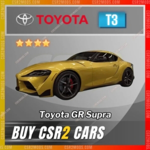 Csr2 Toyota Gr Supra Gold Stars Car | Csr2 Mods
