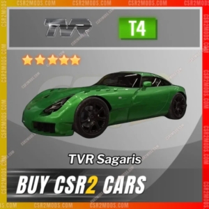 Csr2 Tvr Sagaris Gold Stars Car | Csr2 Mods