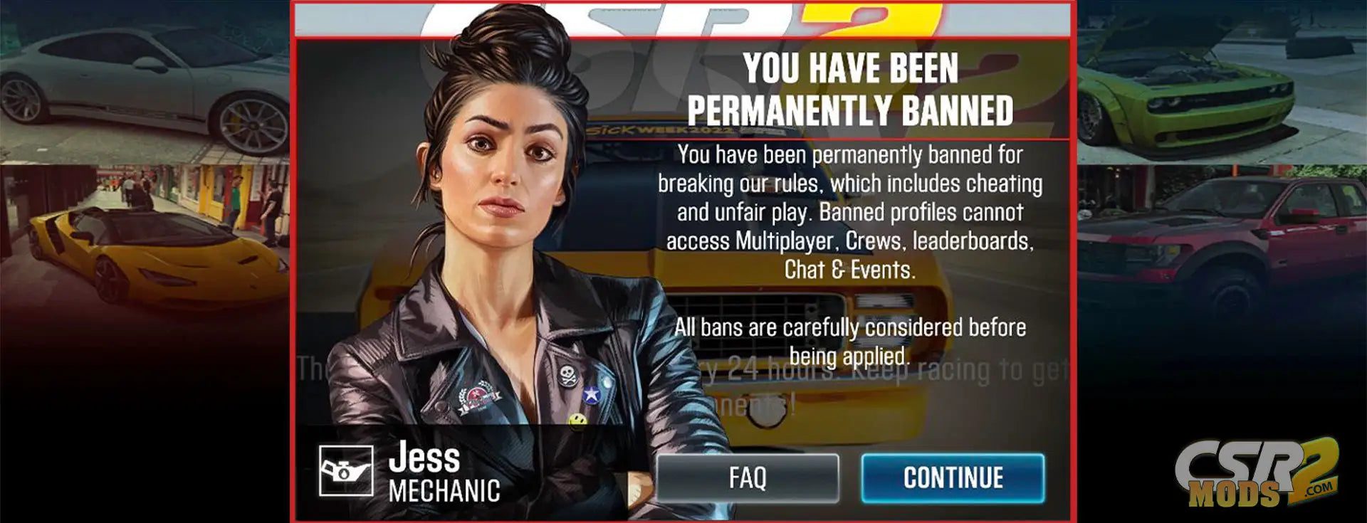 ? CSR2  How to Unban CSR Racing 2 account IOS and Android Guide car mod preview